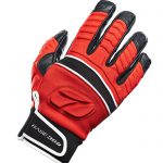 Base360 snijvaste handschoen rood/zwart